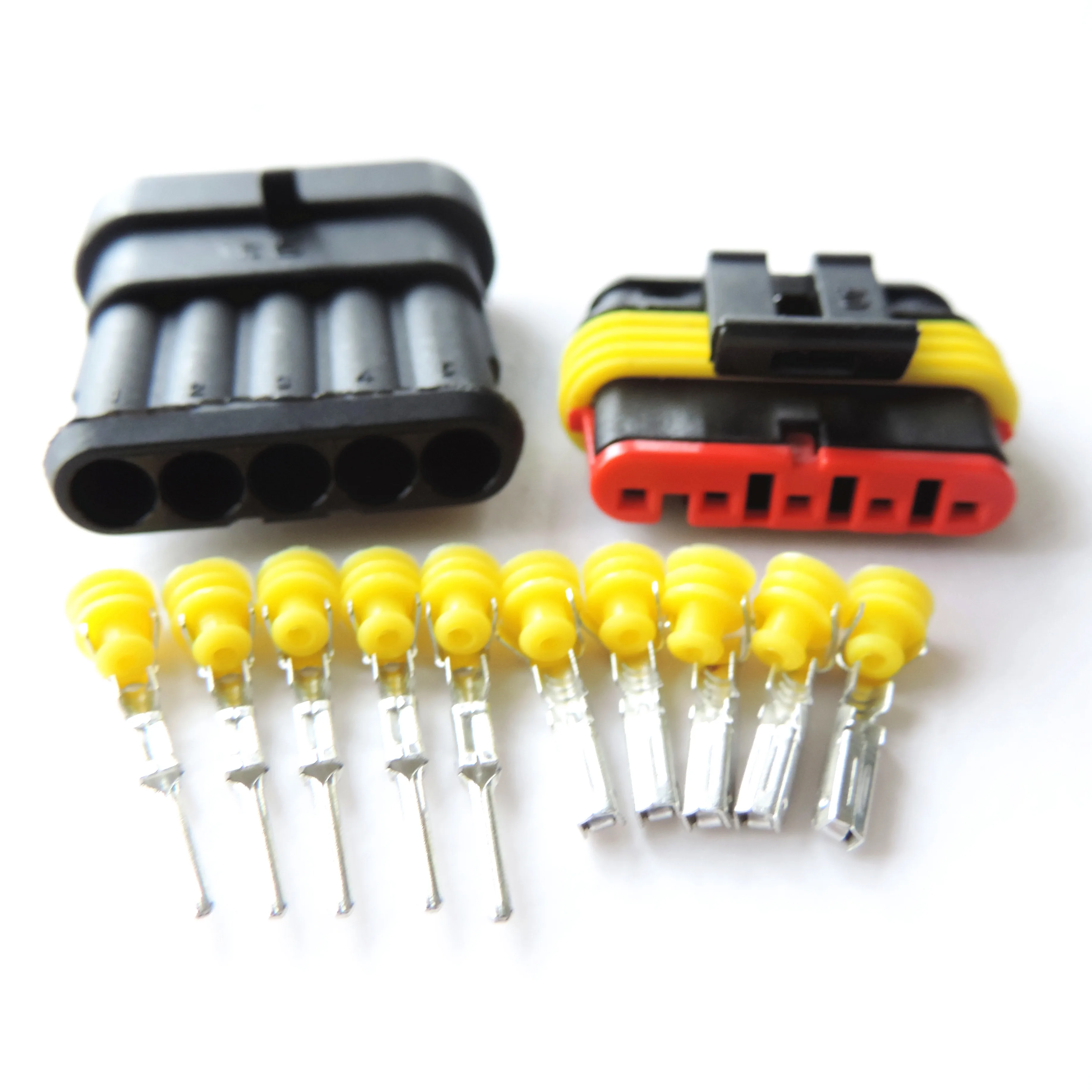 6p AMP Super Seal 1.5 Series Amp Tyco Connector Pins