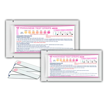 Low Detection Limit Heavy Metals Water Test kits Manganese drinking water test strips