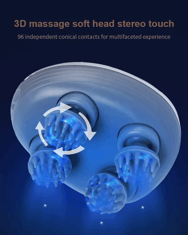 Healthpal Oem Automatic Small Private Label Smart Vibrating Octopus Claw Rechargeable Wholesale Electric Head Scalp Massager