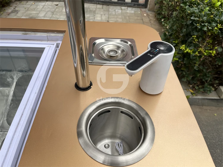 Unique Design Mini Ice Cream Cart for Gelato Business for Summer Time