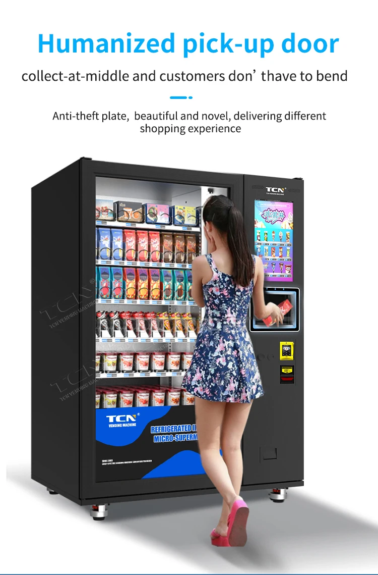 Tcn Frozen Food Vending Machine Frozen Dumpling Frozen Meat Vending Machine With Elevator View 9666