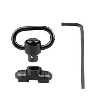 Hot Selling Tactical QD Sling Mount Sling Swivel Push Button Quick Release Swivel Mount Adapter