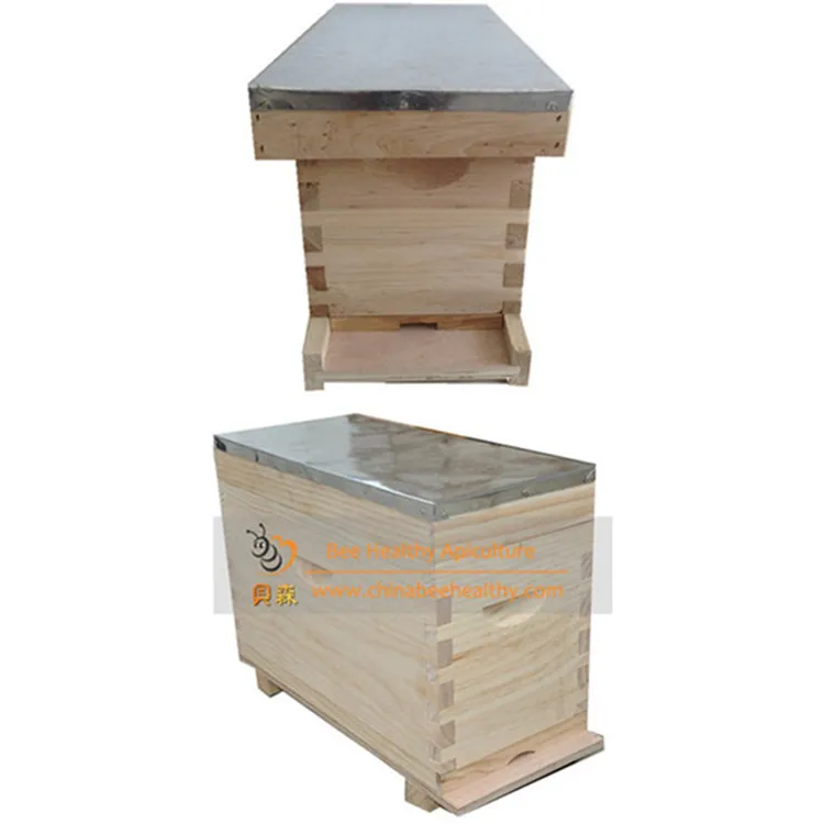 Пчеловодческий деревянный ящик с 5 рамками Nuc Bee Box