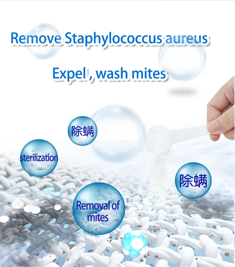 Remove Staphylococcus aureus Expel, wash mites