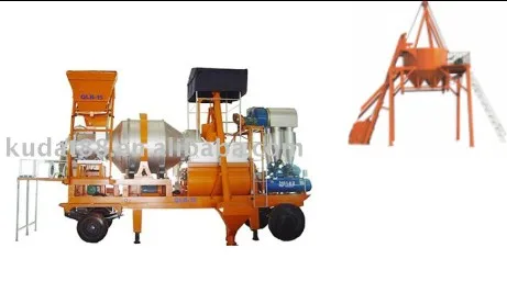Mini Mobile Asphalt Batching Plant 10tons Per Hour
