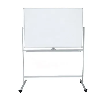 Doble sided mobile rolling whiteboard 60x90 90x120