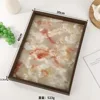 ถาดหยก สีน้ำตาล ขนาดใหญ่ 30*40ซม