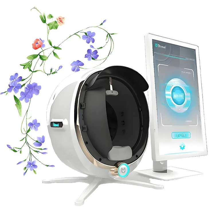 2023 Factory Price 8 Spectrum 3D Skin Analysis Instrument Face Scanner Moisture Detection Facial Analyzer Machine for Salon Use