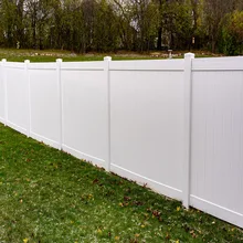 Cheap Vinyl 8' Plastic Trellis Wall Fencing Panels privacy fence for pool White Pvc Fences