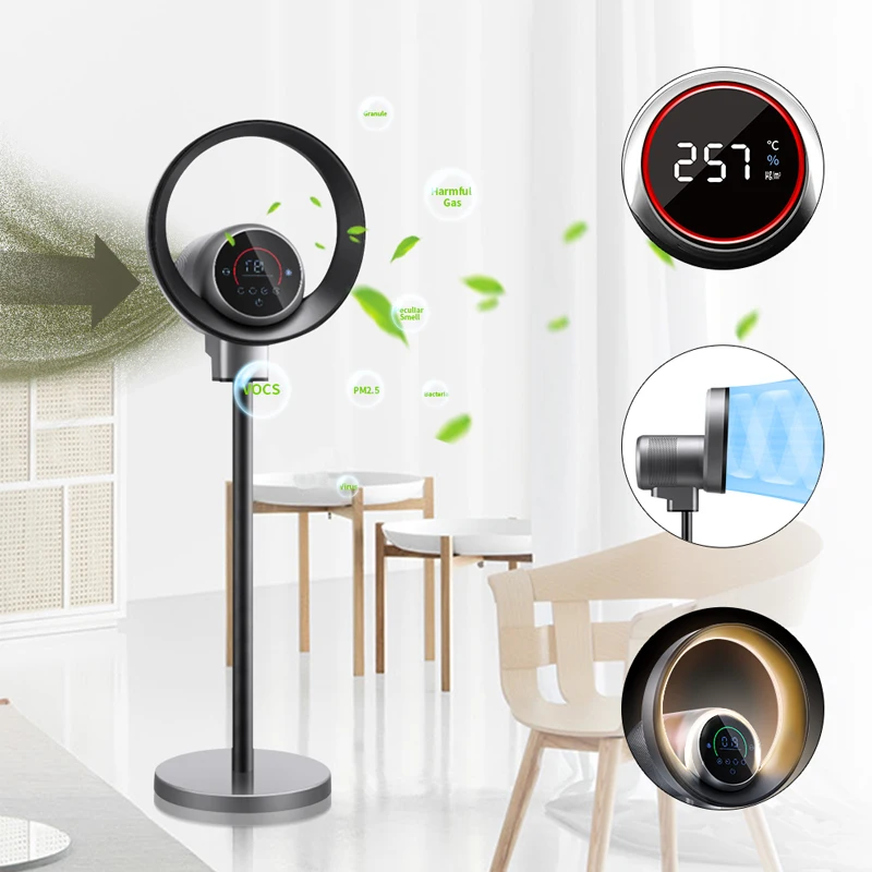 Dinamo Kipas Angin Vantilator Save Power Dc Air Circulator Fan Smart Fan Air Purifier With Bladeless Fan