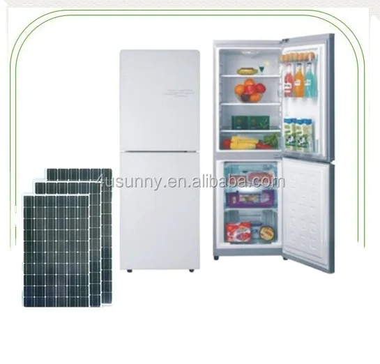 Индивидуальные солнечные холодильники 12 В 24 В с солнечной панелью и литиевой батареей Бытовой Солнечный холодильник 98Л