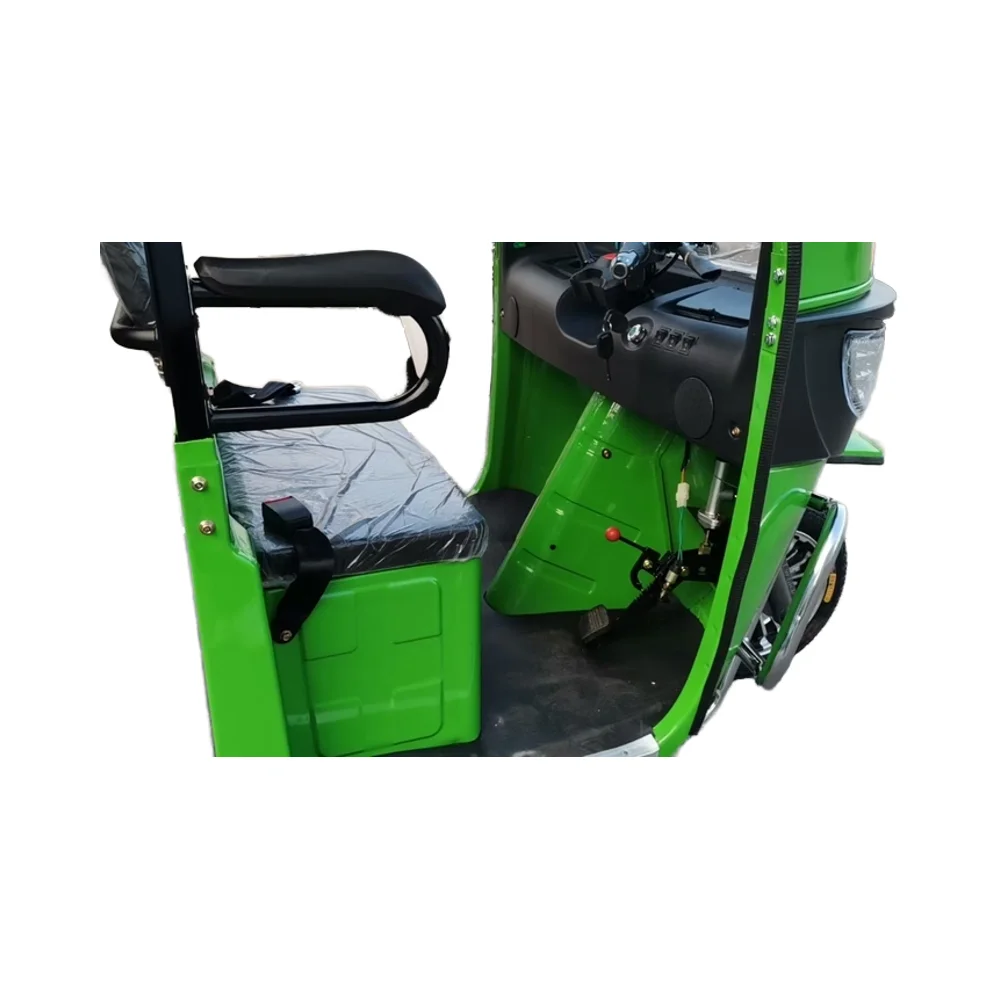 Hot Sale EEC COC 3-Wheel Electric Passenger Motorcycle Tricycle 60V Open Body with Roof for Passengers