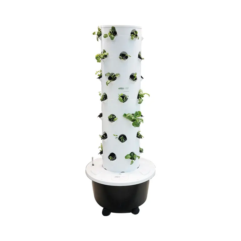 Lyine Rain Tower Vertical Hydroponic Tower System Diy Grow Garden Growing Systems