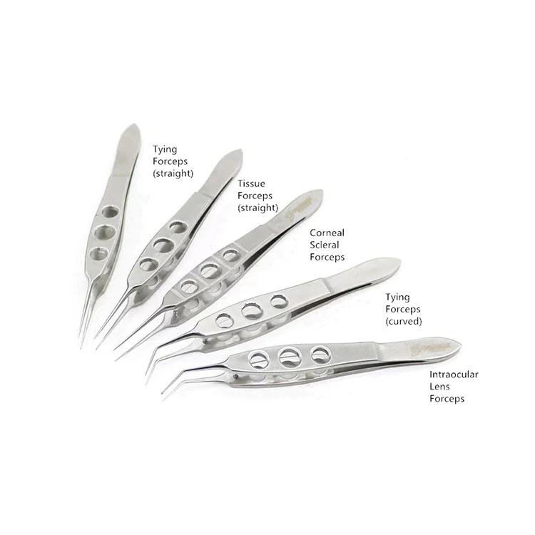Cataract Set Titanium Cataract Surgery Instruments Set Ophthalmic Caliper Ophthalmic Micro Surgical Instruments Micro Scissors