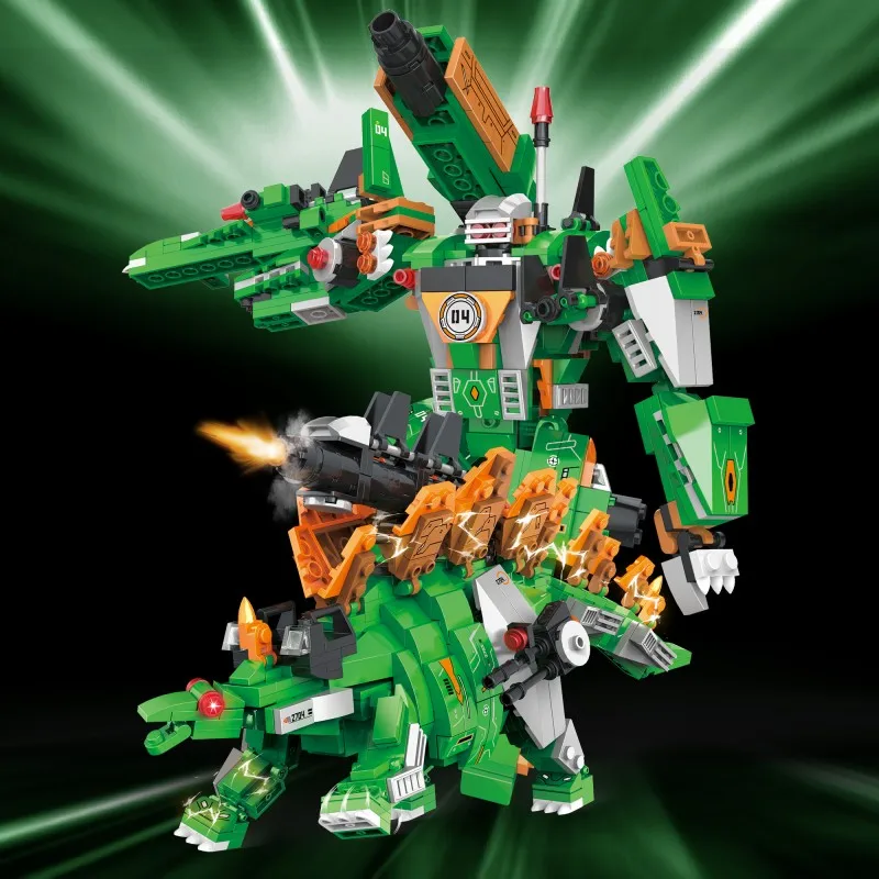 COGO 517件剑龙机甲战士恐龙模型3D积木玩具儿童| Alibaba.com