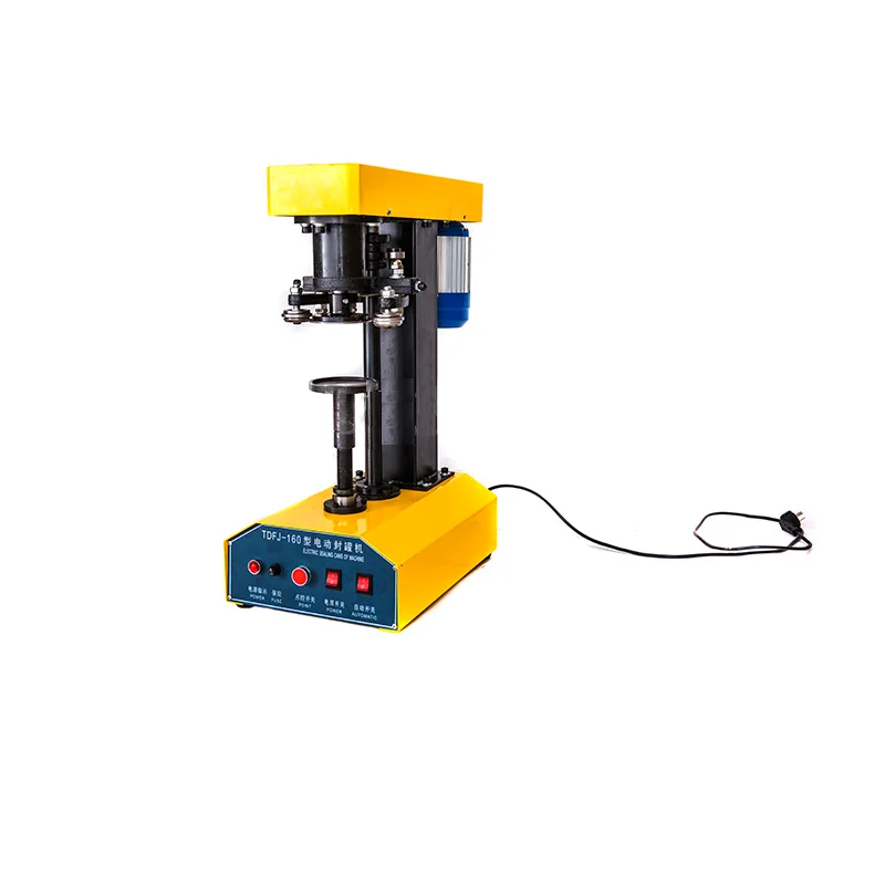 TEBAK SY-120 Sale Food Can Manual Sealing Machine Manual Soda Jar Sealing Machines Alu Tin Plastic Jar