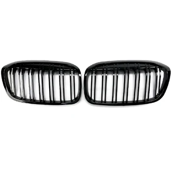 2 series F46 gloss black doouble line kidney front grille double slat F46 front grille for BMW