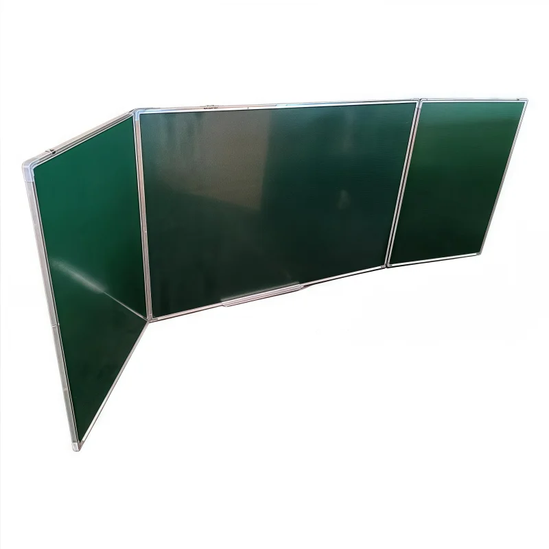 Foldable Green Board Magnetic Chalkboard with 3 Elements Writing Surface