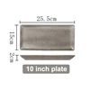 10 inch rectangle plate