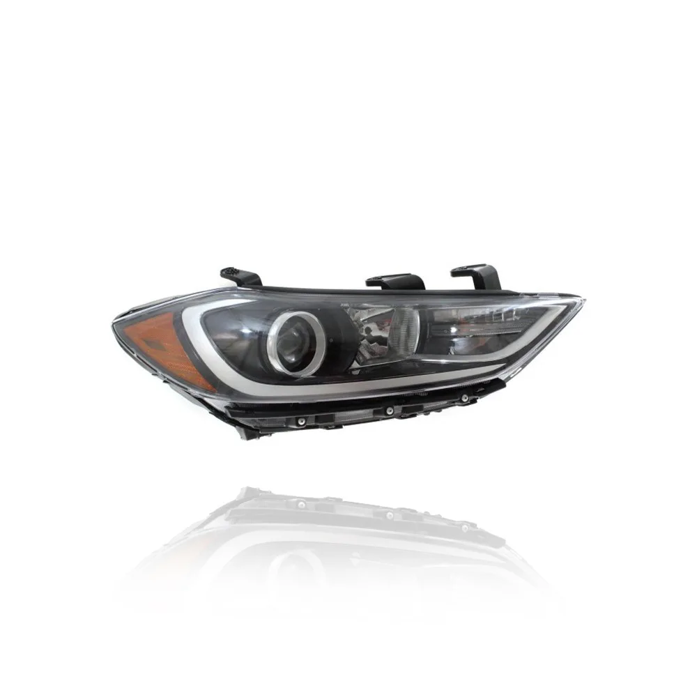 thumbnail image 2 of Bryght Chrome Headlights For 2017-2018 Hyundai Elantra – Halogen, Direct Fit 2 of 6