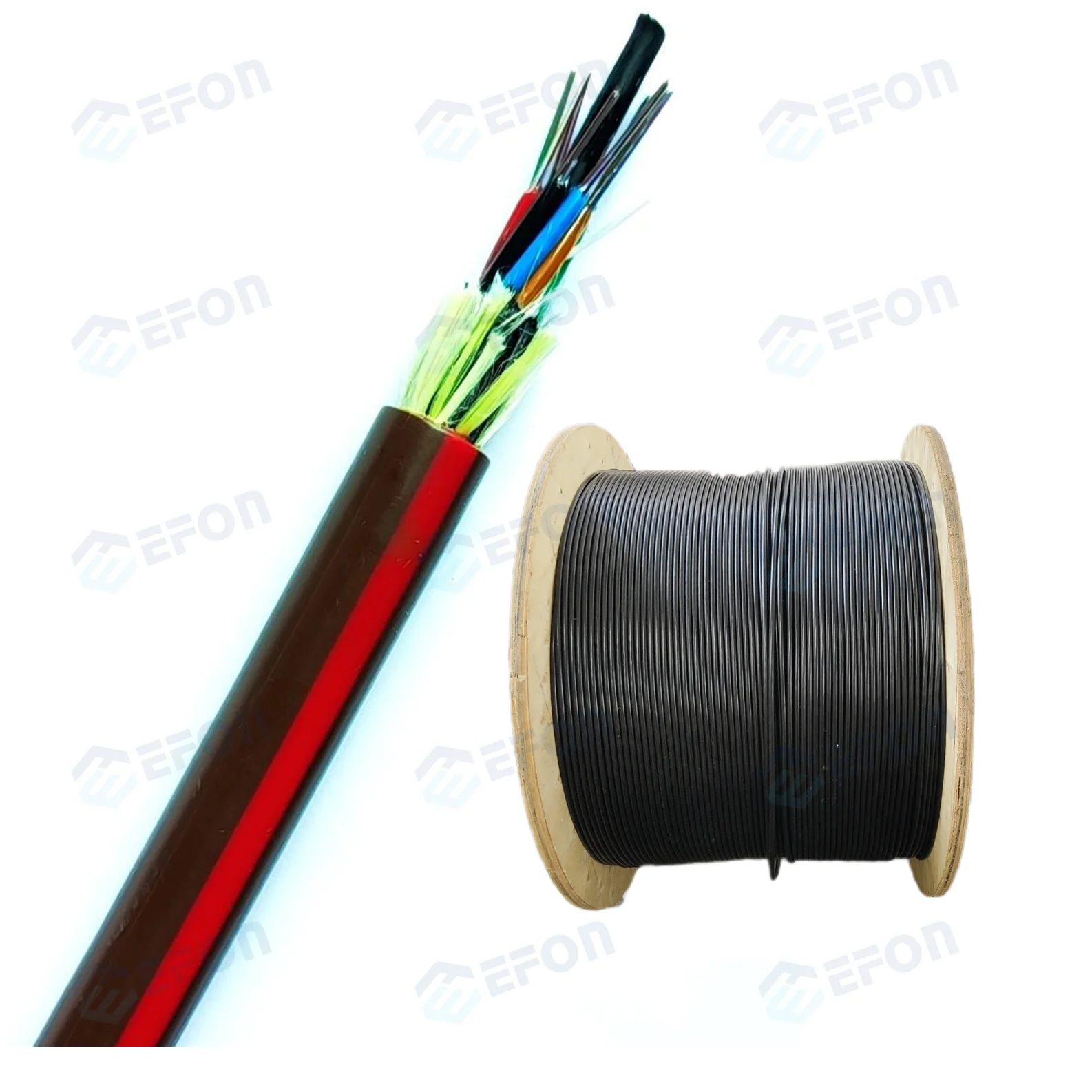 High Quality ADSS YOFC Fiber Cable 2 4 6 8 12 24 48 72 96 144 Core Single Mode Fiber Optic Cable 2KM 4KM with Factory Price