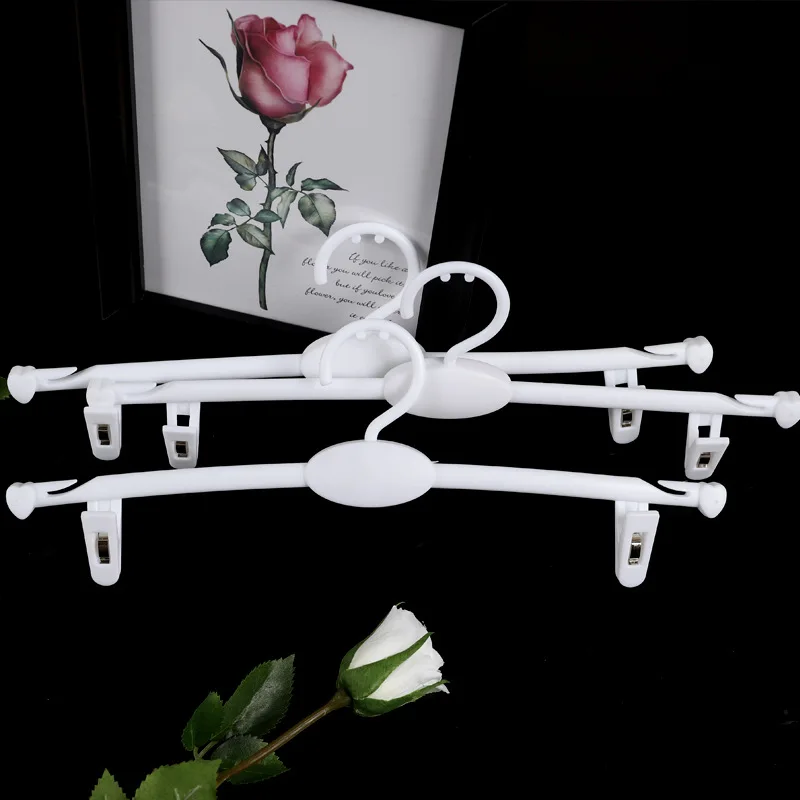 Plastic Fashion Panty Hanger Thickened Bra Hanger with Clip Special Underwear Hanger for Clothing Store