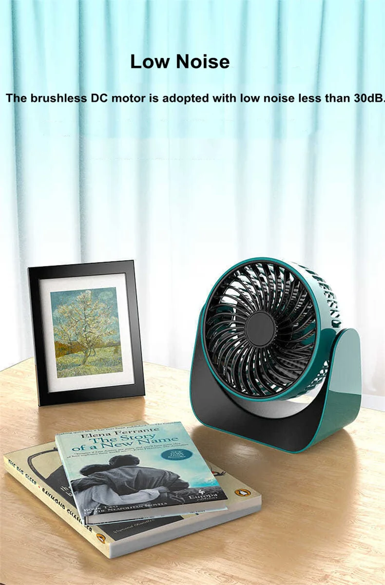 3 Speeds Adjustable Portable Table Fan Cooling Mini Fan Usb Desk Fan