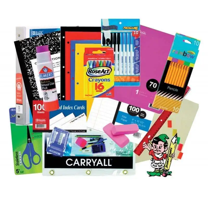 Hotsale Personal Business Office Art Sets Customized Eco Back to School Supplies Logo Children's Cute Stationery Set