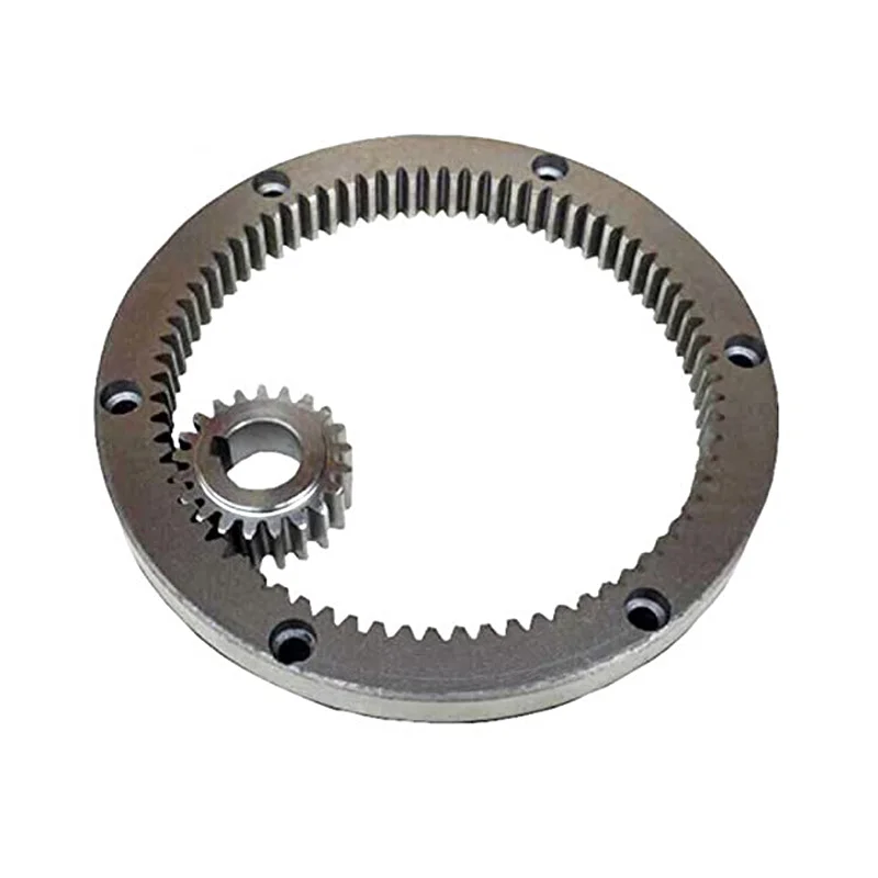 CNC Machining Custom High Quality Large Diameter Module Ring Gears Pinion and Internal Gear Ring Gear Planetary Teeth