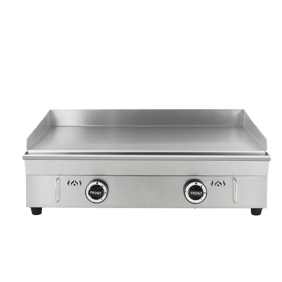 Commercial Stainless Steel Flat Gas Burger Griddle Grill For Restaurant Equipment Buy Bbq