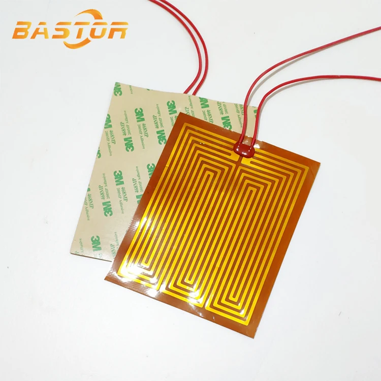5v 12v 3d принтер Электрический гибкий kapton Полиимид нагревательный элемент