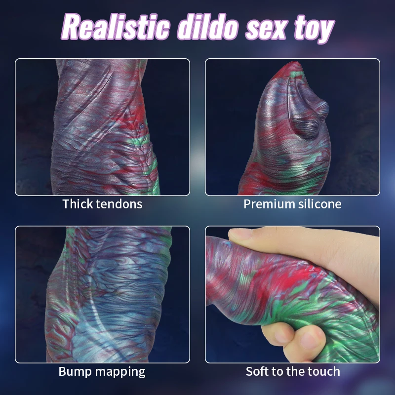 Incredible Real Fell Thick Tendons Cheap Dildo Rubber Women Adult Silicon Sex Toys for Girl