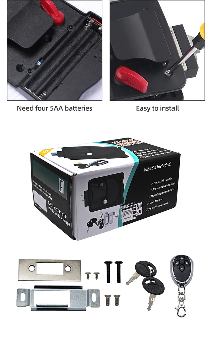 Homful Rv Motorhome Door Lock Keyless Camper Fingerprint Recognition