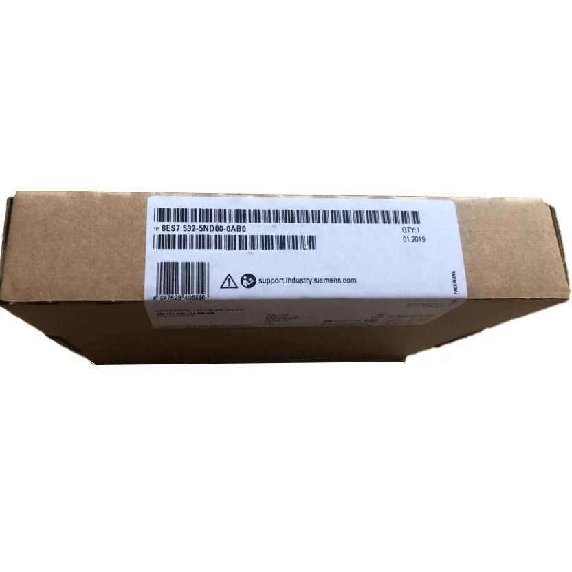 New Original 6ES7 532-5ND00-0AB0 6ES7532-5ND00-0AB0 analog output module for Siemens SIMATIC S7-1500 series PLC. Features 4-channel voltage/current output, high precision, electrical isolation and stable signal control. Applied in process automation,