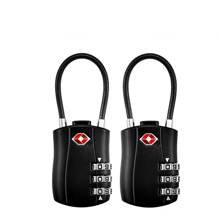 Замок TSA совместимый с замком для багажа легко читаемый 38 мм цилиндрические циферблаты из цинкового сплава навесной