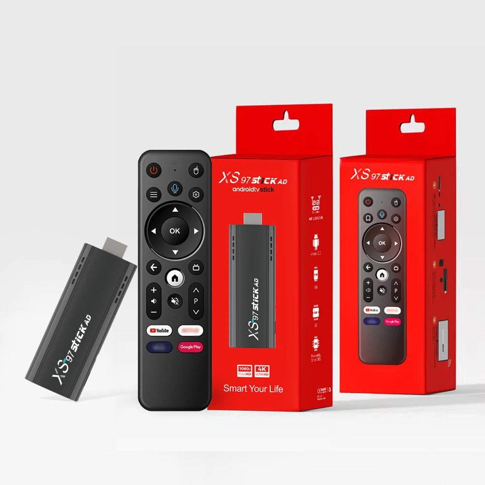 Android TV Stick XS97 - Quad-Core, 4K, and Wi-Fi 5ghz