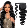 Natural body wave ponytail