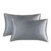 Gris oscuro, tamaño King grande, 20*40 pulgadas