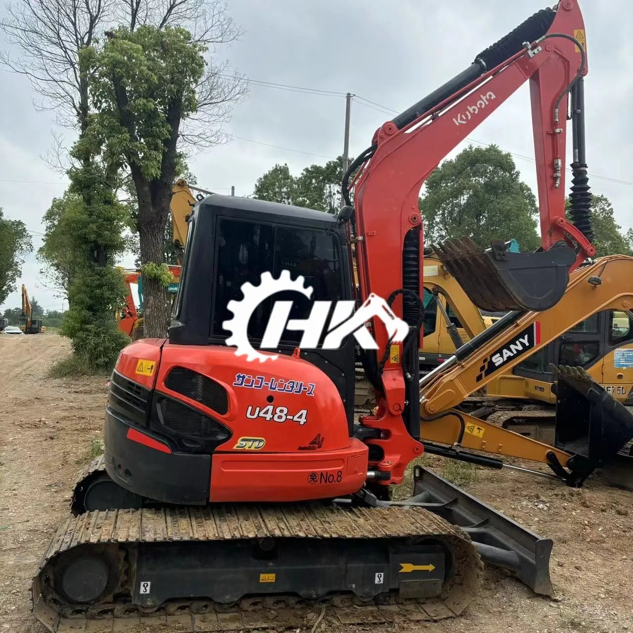 HANG KUI  U48 4.8tons 90%new Original Japanese with EPA,CE Agricultural Used 48 Excavator for Digging
