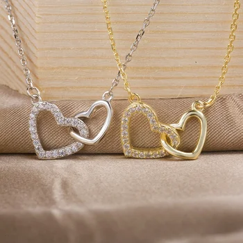 Fashion gold plated 925 silver jewelry necklace