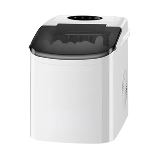 12kg/24H Portable Mini Smart Automatic Ice Maker with Bullet Ice Shape for Household & Commercial Use