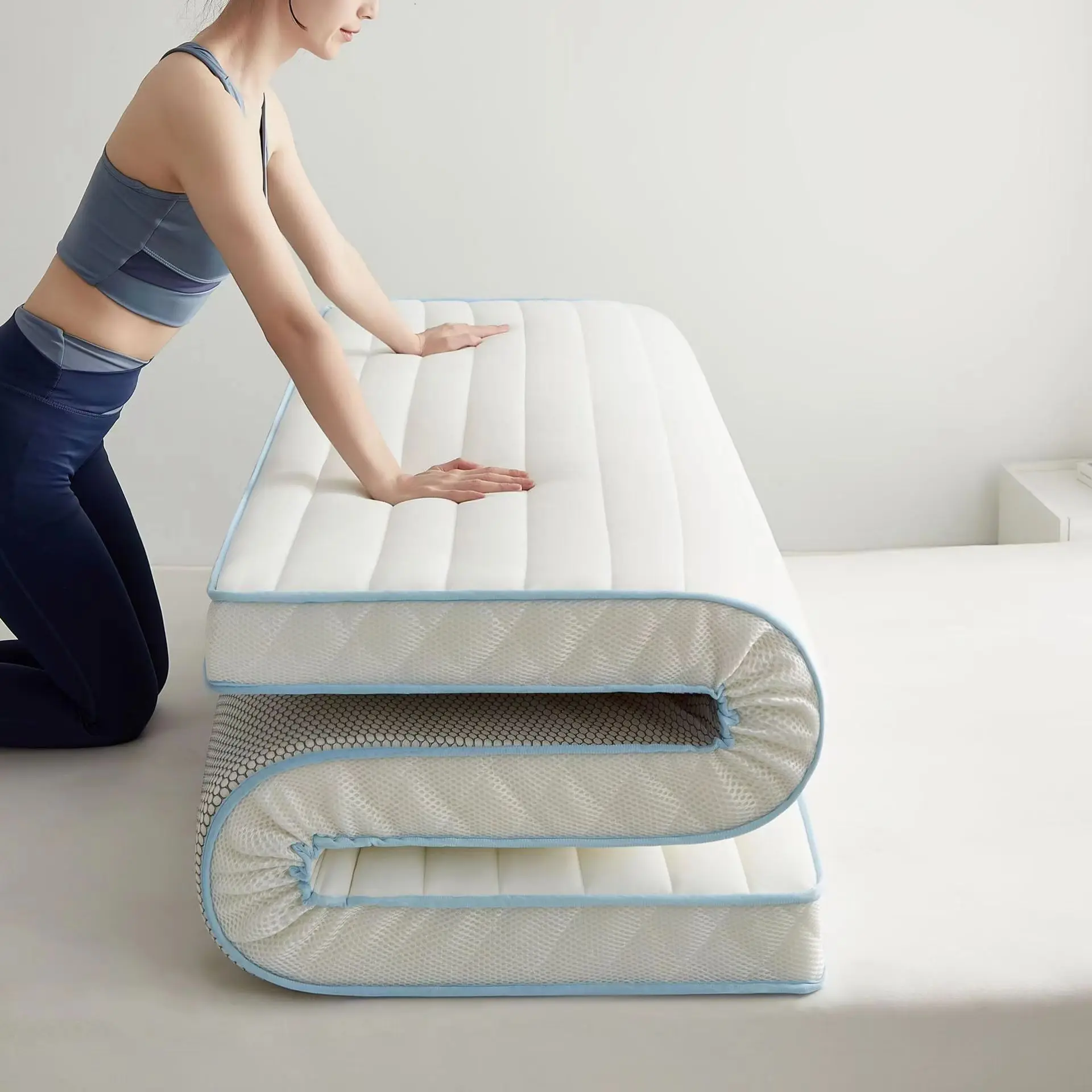 Premium-Qualität Wasserdichter Matratzenauflage Memory-Schaum-Topper Weicher Matratzenschoner in King- und Queen-Größe für Zuhause und Hotel