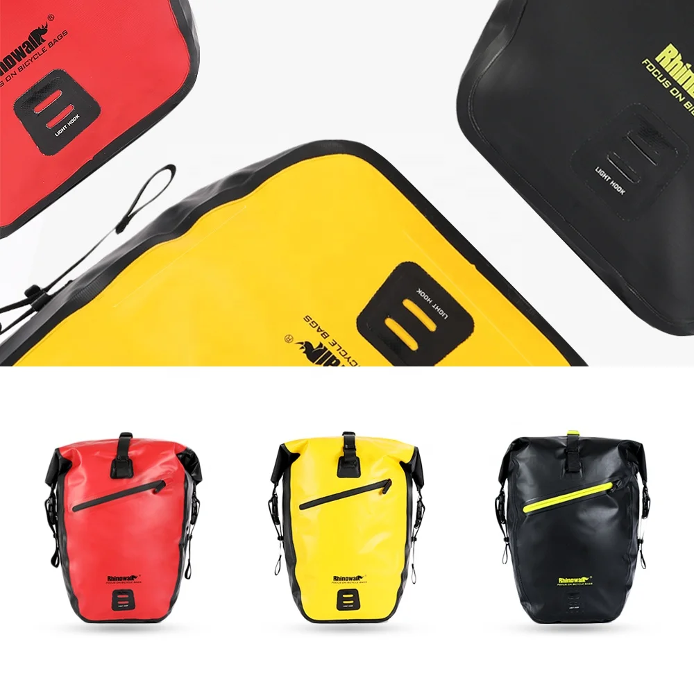 RHINOWALK Waterproof Gravel Bike Pannier Bag 27L