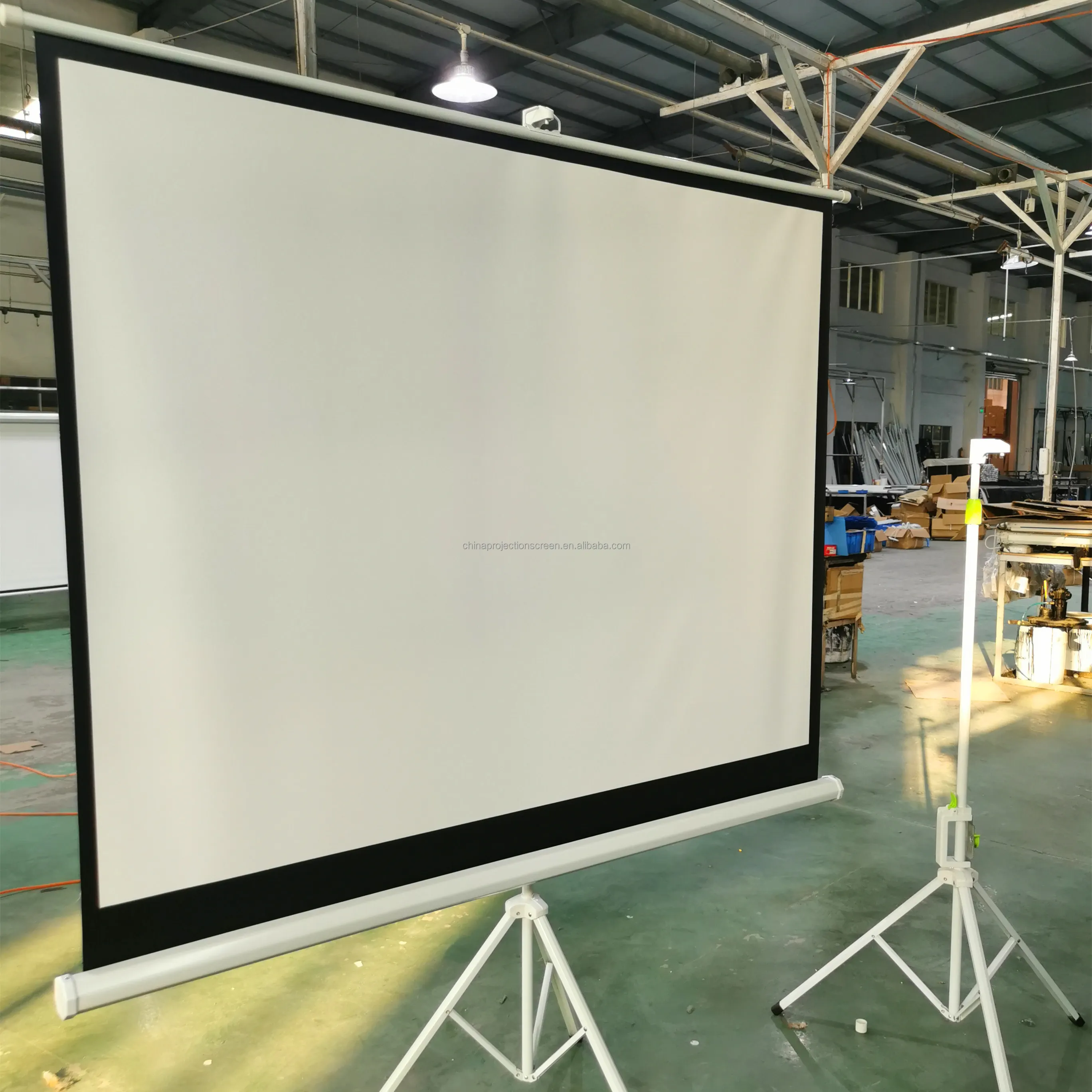 Telon Fordable Outdoor Tripod Projection Screen 72150 Inch Tripod Pull