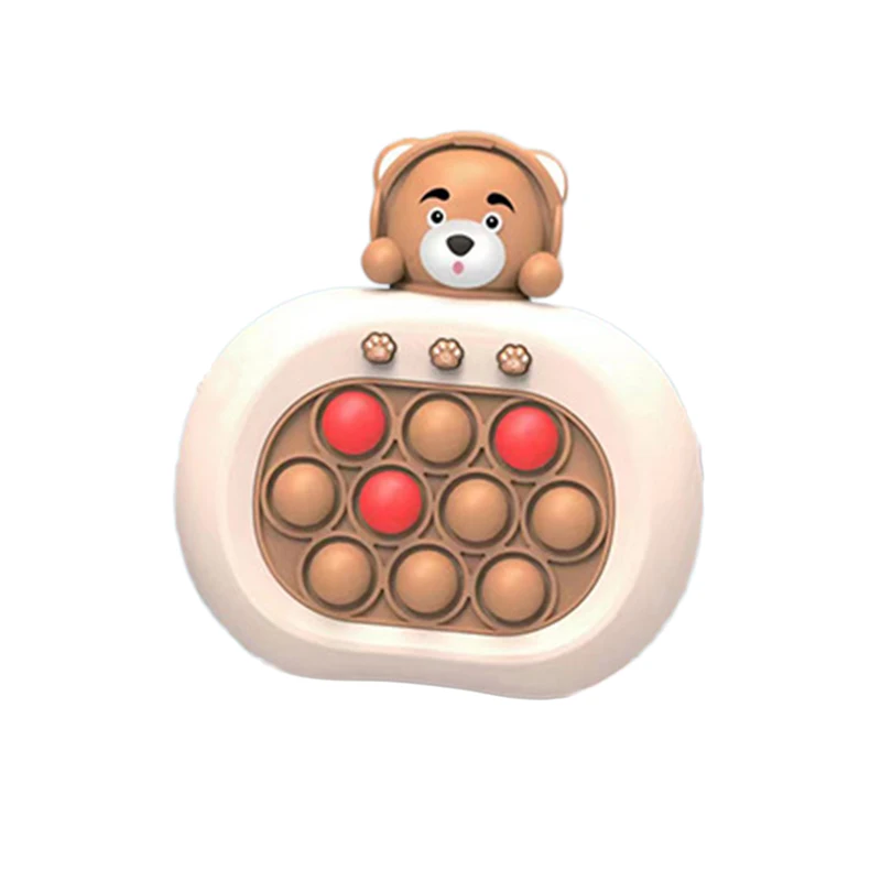 Quick Push Game Electronic Pop Light up Game for Kids Push Puzzle Pop Sensory Fidget Toy Puzzle Fidget Game Toys
