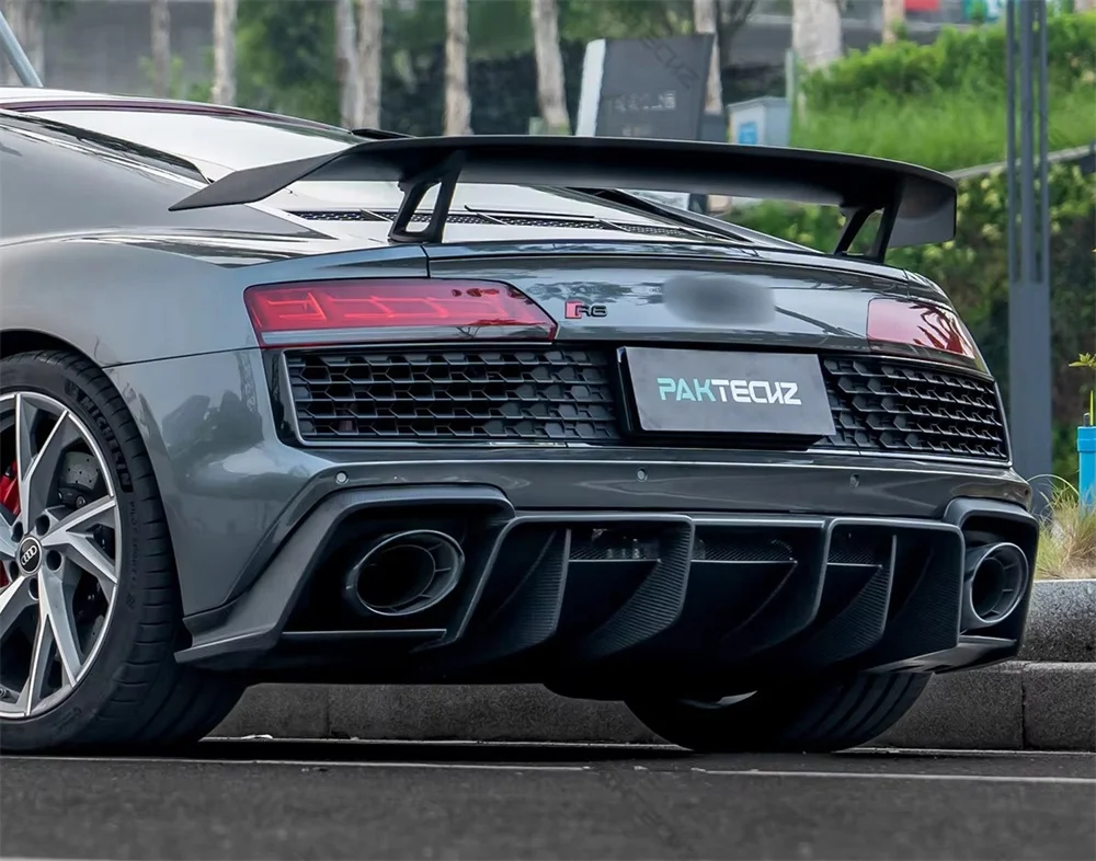 Kit de Modificação de Difusor Traseiro para Audi R8 foto 5