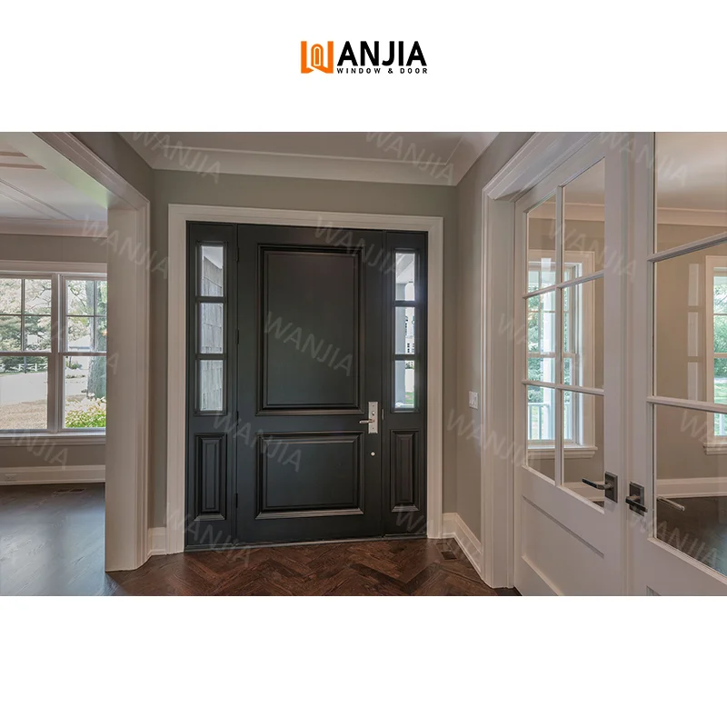 Latest Design Main Grill Gate Custom Doors Exterior Front Entry Wooden Doors Modem Exterior Front Wooden Doors