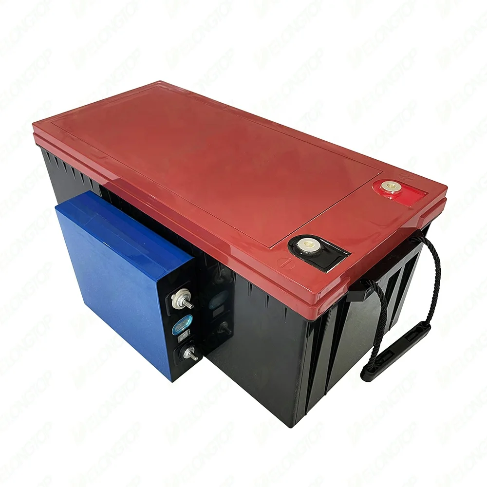 12.8V LiFePO4 battery Solar home use 12v 200ah lithium battery with 100Ah Prismatic cell built in 100A BMS