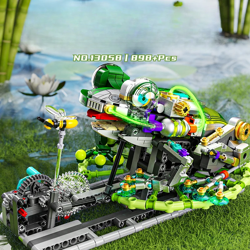 Lego Frog Mech Meiji 13058 New Mechanical Frog DIY With Display