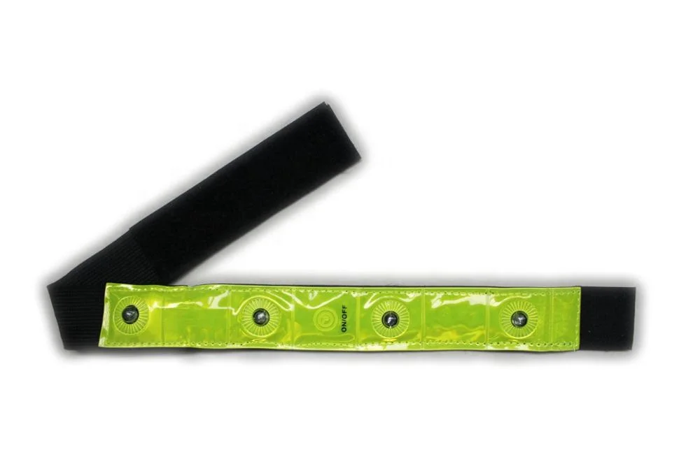 Светодиодная Светоотражающая повязка на руку для бега велоспорта